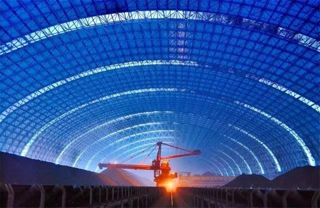 桦甸亿优钢构工程师为您解析原料场封闭技术的特点和类型